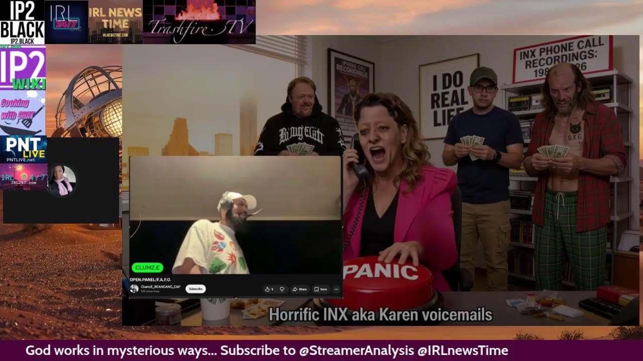 IRLnewsTime LIVE - INX aka Karen's voicemail I received 07.03.2026 & the truth of Tommy Junkie James