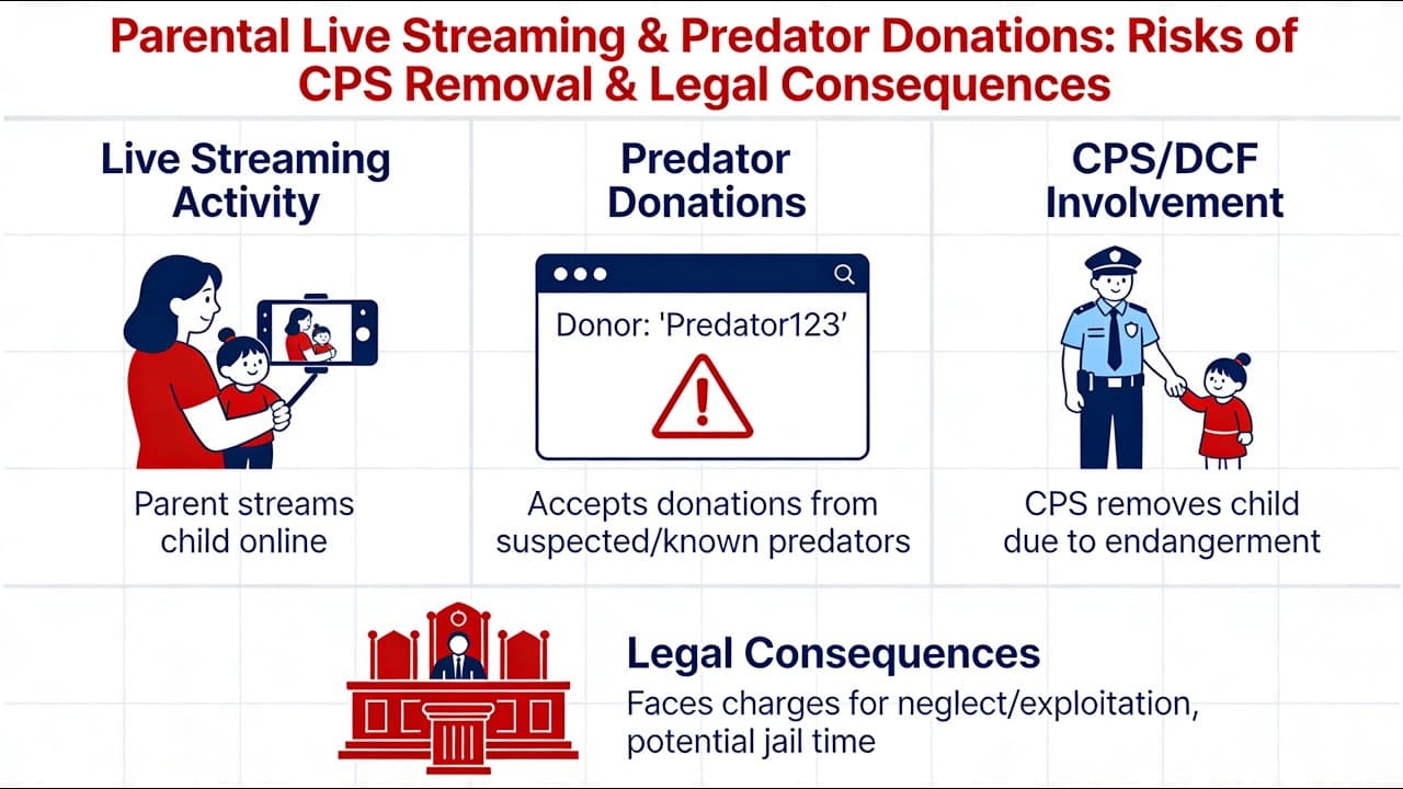 Parents who accept donations from SUSPECTED or KNOWN predators may lose their children to CPS / DCF