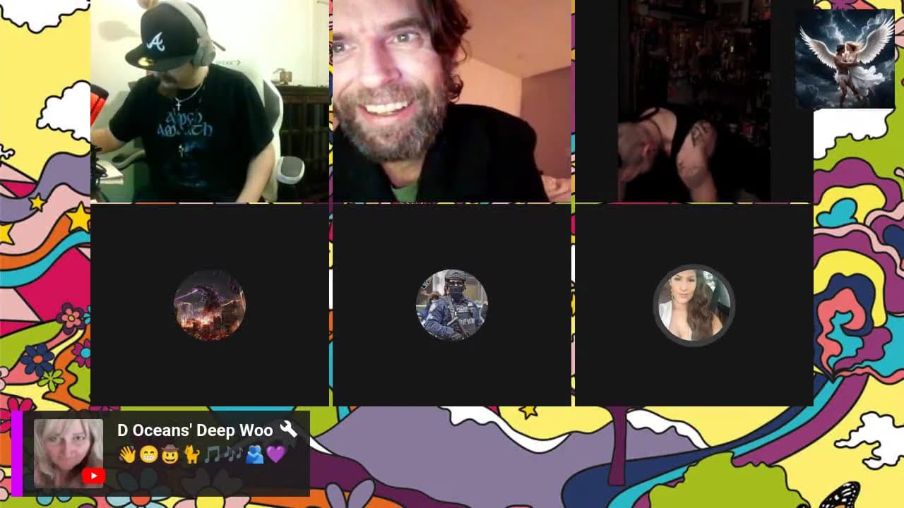 Now the Real Party Starts Open Panel Tarot and Cats