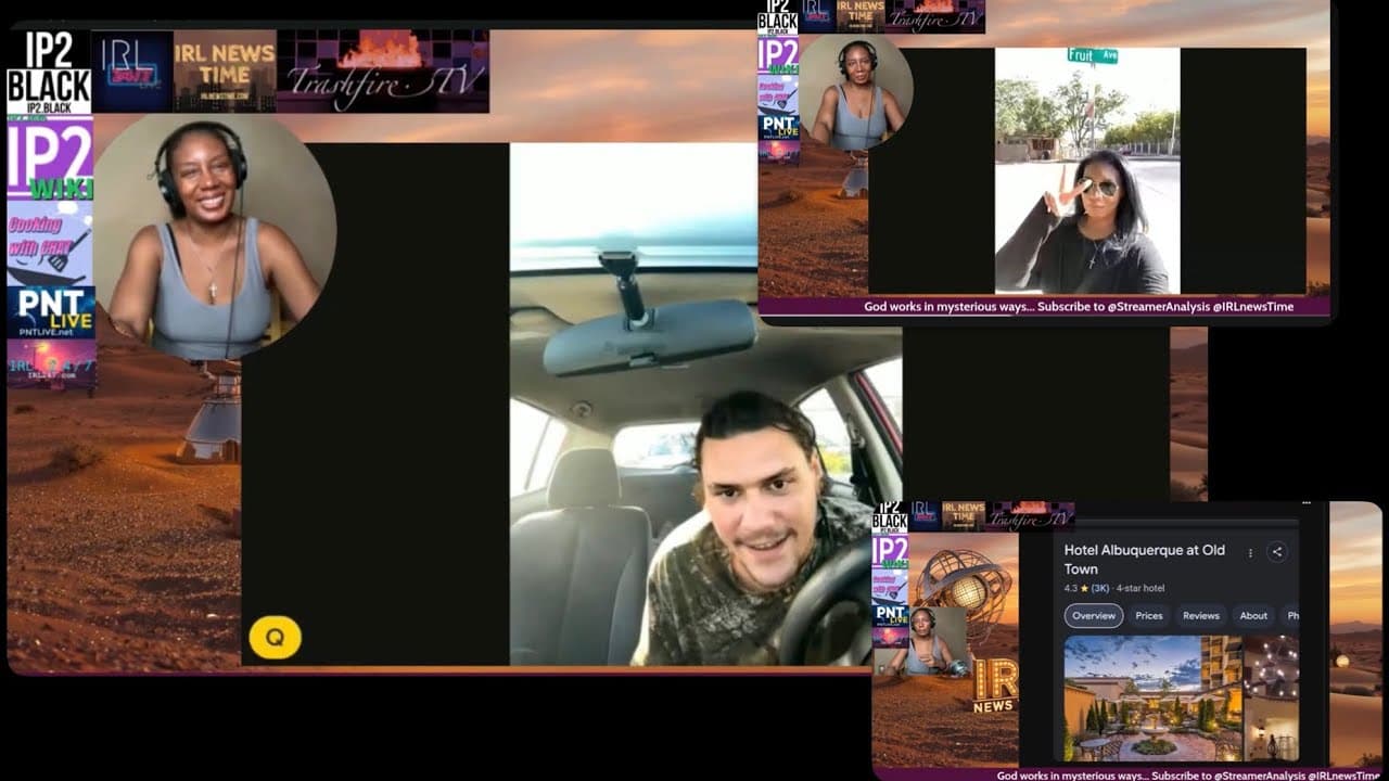 IRLnewsTime LIVE - Open Panel for all at the suggestion of @Q45q45 - Brandon doxed my location?!?!