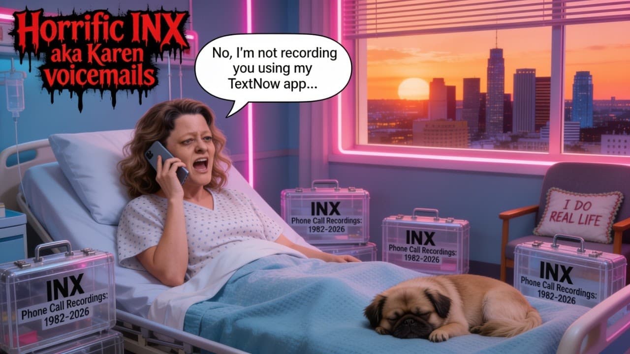 IRLnewsTime - another INX voicemail: Chicken Cakes aka Carolyn fears INX & is actually worse